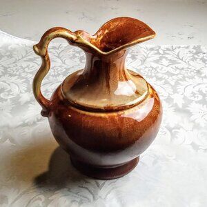 Vintage Royal Haeger Brown Pottery Pitcher